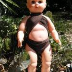 Baby Bathing Suit Chocolate Brown Swimsuit