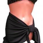 Sarong Cover Up Classic Black