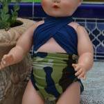 Baby Bathing Suit Camo And Navy Swimsuit